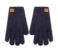 GloveWomen Winter Knitted Touchscreen Gloves Double Layer Thermal Cold Weather Warmth Accessory