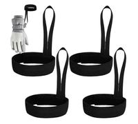 gloveWrist straps- 4 Piece Elastic Ski Strap Set, Unisex Snowboarding Handcuff straap, Lightweight gloveSecurity strraps| Cross Country Ski Pole Loops, Dog Sledding gloveRetainer, Winter Hiking