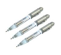 Glovion Led Light & Pen - Nighttime Writing Ballpoint Penlight, White - Pack of 3