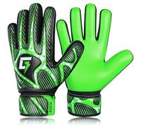 GLOVIX Kids Goalkeeper Gloves-Youth & Junior Football Goalie Gloves with Strong Grip,Breathable Mesh & Durable Palm-Boys Soccer Glove for Training