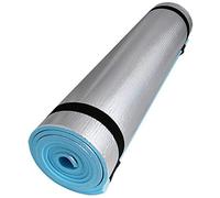 GLOW Adventure Camping Foam Mat - Single Insulated Lightweight Mattress for Hiking Beach Festival Outdoor Activity - Durable Comfortable Waterproof Easy Roll with Straps Cold & Damp Ground Protection