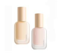 Glow All Day Long Gauze Beauty Liquid Foundation, Lightweight Waterproof Foundation Cream, Long-Lasting Moisturizing, Easy Application, Hydrating, Dewy Finish, Easy Application (2PCS)