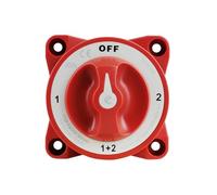 Glow At Night 4 Position 32V 350A Dual Battery Isolator Ignition Protected Marine Boat Dual Selector Battery Switch 1Pcs(350A M10 Not Glow-01)