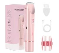 Glow Aura Bikini Shaver,Glowshave 2-in-1 Women's Body Shaver, Waterproof Electric Bikini Trimmer for Women
