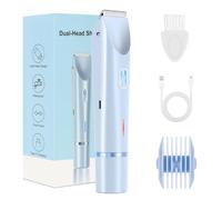 Glow Aura Bikini Shaver,Glowshave 2-in-1 Women's Body Shaver, Waterproof Electric Bikini Trimmer for Women