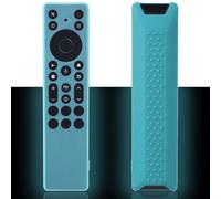 Glow Blue Remote Case for 2025 TCL RC813A FMB1 RC923A FMB1 Remote, Silicone Sleeve Compatible with 2025 TCL TV Remote Washable an-ti Lost Anti-Slip Skin-Friendly