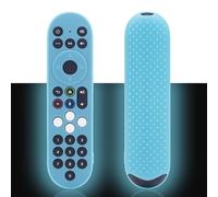 Glow Blue Remote Case for XUMO TV PR3-UQ 2025 Smart Voice Streaming Remote, Silicone Sleeve Compatible with Xumo Stream Box 4K Remote Washable an-ti Lost Anti-Slip Skin-Friendly