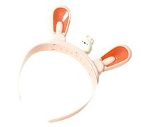 Glow Bunny Headbands - Moving Rabbit - Swing Headband | Ear Stadband Lights | Costume Accessories Bright Hair Decoration for Festival Outfits Nanny Party Preferred Non-Slip Cli