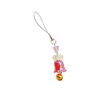 Glow Christmas Bell Charm Pendant Chain Unique Design for Creative Women Holiday Decoration Style Acrylic Ornament Decoration, フリーサイズ