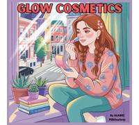 Glow Cosmetics Coloring Book For Adults: Featuring Cosmetic Items, Makeup, And Skincare Products Bold And Easy, Simple And Big Designs For Relaxation And Stress Relief
