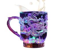 Glow Cups - Water Activated Wine Glass, Color Changing Acrylic Coffee Mug | Fun Easter Party Drinkware, Novelty Glass for Adults, Kids, and Festive Occasions