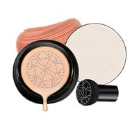 Glow Cushion Foundation, Moisturizing CC Cream Foundations, Air Cushion Foundations with Mushroom Makeup Sponge, Long Lasting CC Cream Concealer Foundation Makeup, for All Skin Types