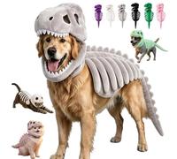 Glow Dark Cat Dinosaur Skeleton Costume, Dog Skeleton Halloween Costume | Dinosaur Costume for Dogs, Cat Dinosaur Costume, Dog Dinosaurs Costumes, Shines Bright After Dark(F,M)