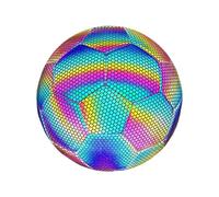 Glow Dark Football - Luminous Playing Ball, LAD Longlasting Football | Flashing Weatherproof Toy for Adults with Illuminated Outer Shell for Outdoor Night Matches and