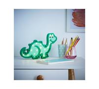 Litecraft Green Dinosaur Glow Kids Led Table Lamp