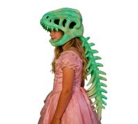 Glow Dinosaur Skeleton Plush Costume,Cosplay Clothes Props | Party Dress Up Clothing,for Stage Performance Comic Conventions Haunted House School Plays Theater Performers Masquerade