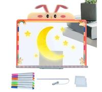 Glow Drawing Board - Luminous Doodle Pad for Creative Play | Light Up with Neon Colour Tracing Effect & Eye Friendly Illumination Features for Party Fun Learning Activity Home Use