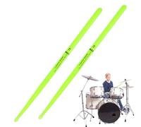 Glow Drumstick - Multiple Sizes Bright Drum Sticks, Nylon Night Light Glow In The Dark Drumsticks | Lightweight Drum Sticks For Drummer Adults Kids Rock Band Beginner Musical Instrument Percussion