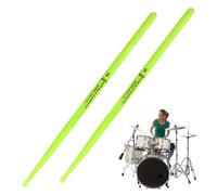Glow Drumstick - Multiple Sizes Bright Drum Sticks, Nylon Night Light Glow In The Dark Drumsticks | Lightweight Drum Sticks For Drummer Adults Kids Rock Band Beginner Musical Instrument Percussion