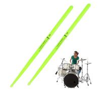Glow Drumsticks - 100g Luminous Percussion Pair Glow in the Dark Game Sticks, Balanced Weight Strike Control, Eye-catching Music Accessories | Professional Concert Rehearsal Band for Adults