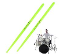 Glow Drumsticks - Fluorescent Glow In The Dark Drumsticks, Bright Drumsticks | Soft Comfortable Drumsticks for Drummers, Night Light Drumsticks, Drumsticks for Drumming Practice and Play