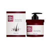 Glow Effect Glow Hair Mask Luxury Hair Care, Deep Smoothing Hair Mask, Deep Conditioning Treatment, Intense Repair Professional Haircare For Soft, Shiny, Frizz-Free Hair