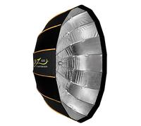 Glow EZ Lock 42" Silver Interior Beauty Dish Softbox for Bowens-Mount Lights, EZ Lock Quick-Release Frame, Dual Diffusers, Eggcrate Grid, Deflector Disc & Carry Bag, 1-Year Limited Warranty