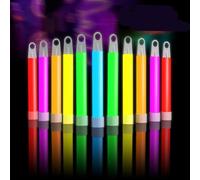 Glow Fever Glow Sticks Bulk 100ct 4'' Premium Glow In The Dark Light Up with Lanyards, for Glow Party Supplies, Party Favors, Birthday, Halloween, Graduation, Super Bright, Glow Up to 12 hrs