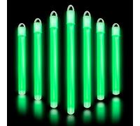 Glow Fever Glow Sticks Bulk - 6" Glow Wands with End Caps & Lanyards - Glow Stick Glow Party Accessories for Celebrations, Birthdays, Festival Accessories & More by Party Dragon - Green, 100ct