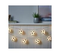 BHS Lighting Glow Football String Wall Light in Black BHS Lighting Black