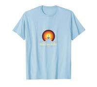 Glow from Within: Spiritual Meditation Yoga T-Shirt, Men, Baby Blue, L