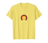 Glow from Within: Spiritual Meditation Yoga T-Shirt, Men, Lemon, XXL