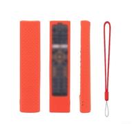 Glow Green and Glow Blue Silicone Sleeve for Haier HTR A27 Remote - Functional Protection and Visual Distinction (Red)