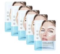 Glow Haven Eye Mask, 10 Pairs Collagen Eye Patches, Eye Patches For Puffy Eyes And Dark Circles, Eye Mask with Bio-Collagen, Peptide Complex & Vitamin C for Sensitive Skin (20)