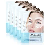 Glow Haven Eye Mask, 5 Pair Collagen Eye Patches for Puffy Eyes and Dark Circles with Bio-Collagen, Peptide Complex and Vitamin C, Deep Hydrating, Firming and Glowing, for All Skin Types (5 Pair)