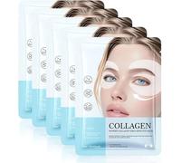 Glow Haven Eye Mask, 5 Pair Collagen Eye Patches, Peptide Complex And Vitamin C, Deep Hydrating, Firming And Glowing, Revitalizing Eyes Care, For Puffy Eyes And Dark Circles With Bio (5 Pair)