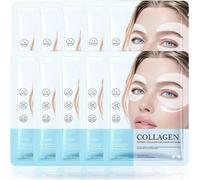 Glow Haven Eye Mask, 5 Pair Collagen Eye Patches, Peptide Complex And Vitamin C, Deep Hydrating, Firming And Glowing, Revitalizing Eyes Care, For Puffy Eyes And Dark Circles With Bio (10 Pair)