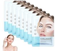 Glow Haven Eye Mask, 5 Pairs Collagen Eye Mask for Puffy Eyes and Dark Circles, Glow Haven Eye Masks with Bio-Collagen, Peptide Complex and Vitamin C, Peptide Eye Patches (8 Pairs)