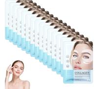 Glow Haven Eye Mask, 5 Pairs Collagen Eye Mask for Puffy Eyes and Dark Circles, Glow Haven Eye Masks with Bio-Collagen, Peptide Complex and Vitamin C, Peptide Eye Patches (16 Pairs)