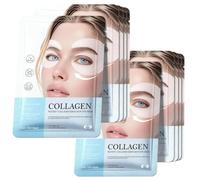 Glow Haven Eye Mask, 5 Pairs Collagen Eye Mask for Puffy Eyes and Dark Circles, Peptide Eye Masks with Bio-Collagen, Peptide Complex and Vitamin C Eye Patches Revitalizing Eyes Care (10 pair)
