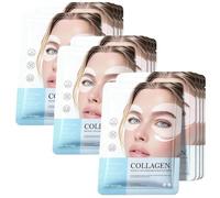 Glow Haven Eye Mask, 5 Pairs Collagen Eye Mask for Puffy Eyes and Dark Circles, Peptide Eye Masks with Bio-Collagen, Peptide Complex and Vitamin C Eye Patches Revitalizing Eyes Care (15 pair)