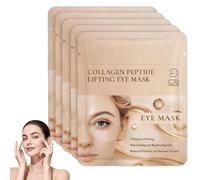 Glow Haven Eye Mask, Glow Haven Eye Masks with Bio-Collagen, Peptide Complex and Vitamin C, Collagen Eye Mask for Puffy Eyes and Dark Circles (5 Pairs)