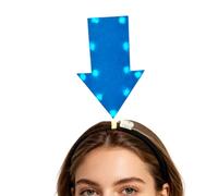 Glow Headbands Novelty Funny Light Up Festival Halloween Costume | Men Women Light Up Headband for Party Photoshoot Event Celebration Parade Holiday Birthday