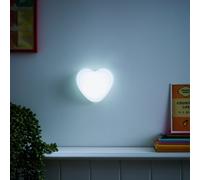 BHS Lighting Glow Heart Wall Light in White BHS Lighting White