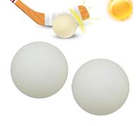 Glow Hockey Puck - PVC, Illuminated Sports Ball, Durable | Glow-In-The-Dark Ice Ball Set, Lightweight Roll Hockey Pucks For Indoor Outdoor Play, Training Practice Aid For Kids Teens Adults Night Games