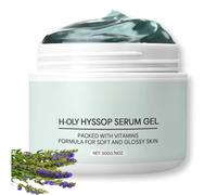Glow Hyssop Overnight Facial Serum Gel, Hydrating & Anti-Aging Serum for Korean Glass Skin, Soothing Face Moisturising Cream, Anti-Wrinkle Face Masks Serum Skincare, Enriched with Vitamins C,E - 50G