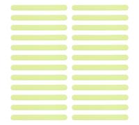 Glow in Dark Anti Slip Tape 24pcs Self-Adhesive Stair Steps Nonslip Strips 2X20cm Waterproof Safety Warning Tapes Reflective Steps Strips for Staircases Bunk Bed Bathtub Kitchen Swimming Pools