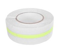Glow in Dark Anti Slip Tape for Stair Edges, PEVA | 10m Roll, Sand Textured Matte Finish, for Wood Treads, Schools, Wet Areas and Heavy Traffic