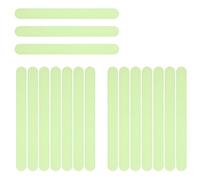 Glow in Dark Anti Slip Tape for Stairs, 24 Pcs Self-Adhesive Stair Steps Non-slip Strips, 2x20 cm Waterproof Safety Warning Tapes Reflective for Staircases, Bath Floor, Kitchen, Swimming Pools