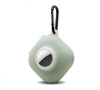 Glow in Dark Case for Beats Fit Pro Wireless Noise Cancelling Earbuds with Air tag Holder,Carrying Case Premium Soft Skin Cover Shock-Absorbing,Anti-Scratch Protective Case with Keychain (Glow Green)